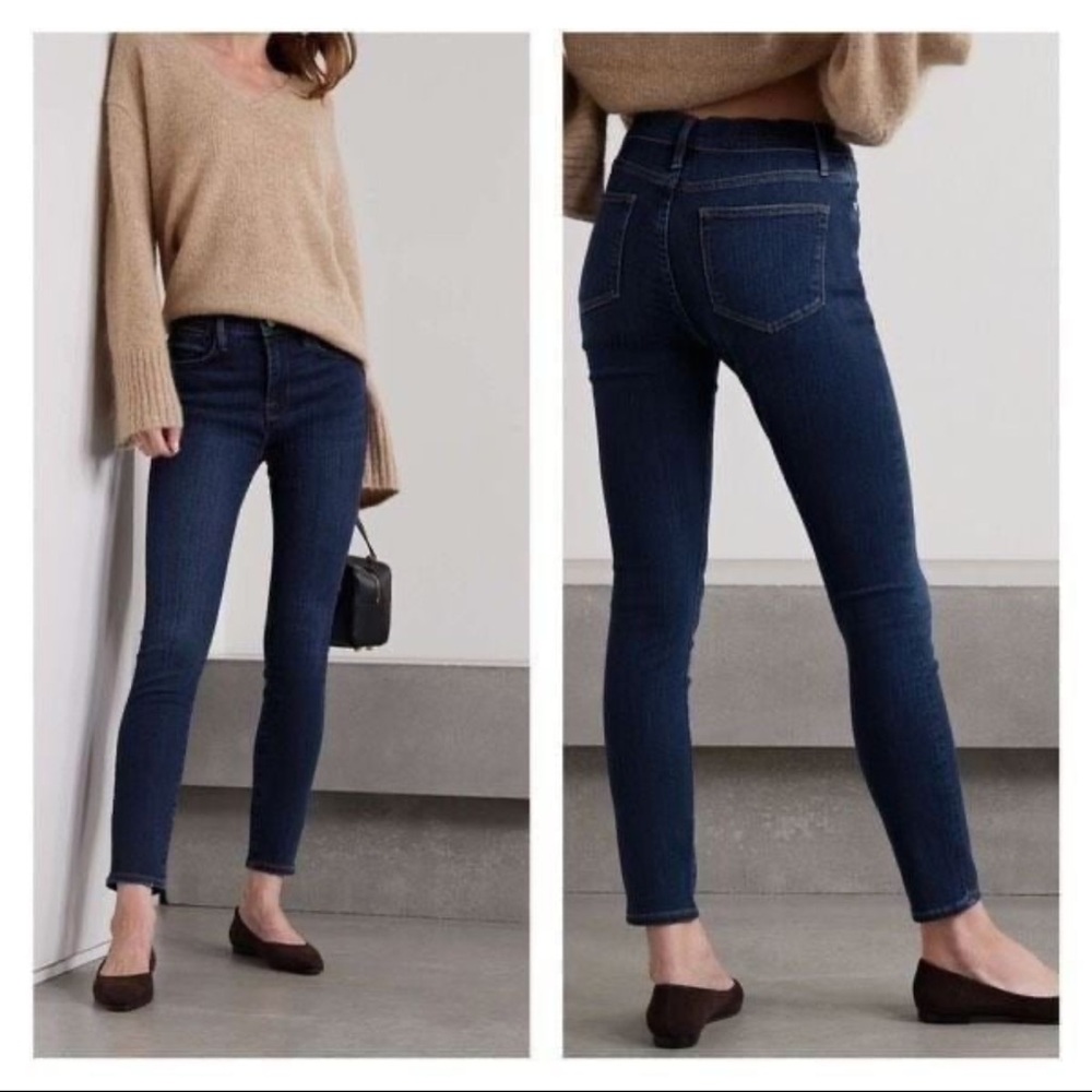 FRAME DENIM Le High Skinny Ankle Jeans - Henning - 26